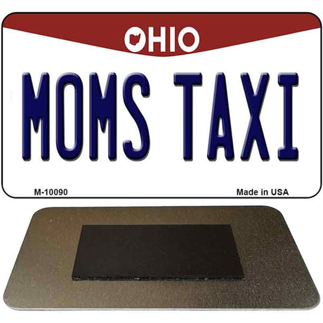 Moms Taxi Ohio State License Plate Tag Magnet M-10090