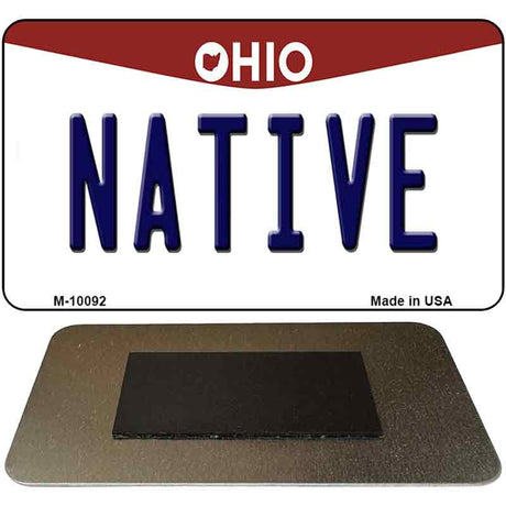 Native Ohio State License Plate Tag Magnet M-10092