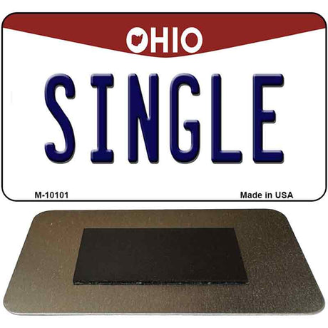 Single Ohio State License Plate Tag Magnet M-10101