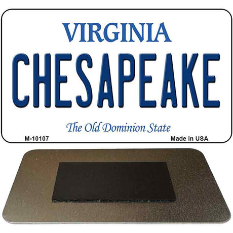 Chesapeake Virginia State License Plate Tag Magnet M-10107