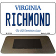 Richmond Virginia State License Plate Tag Magnet M-10109