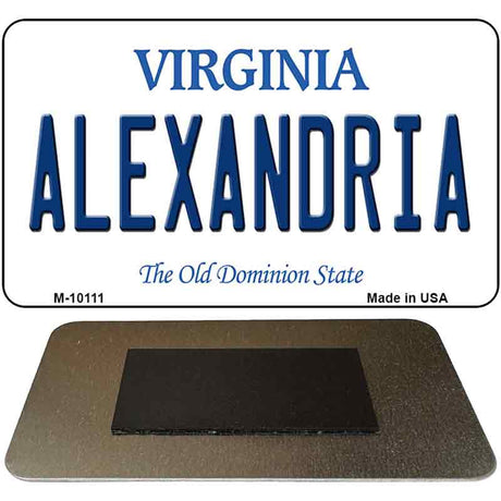 Alexandria Virginia State License Plate Tag Magnet M-10111