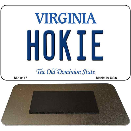 Hokie Virginia State License Plate Tag Magnet M-10116