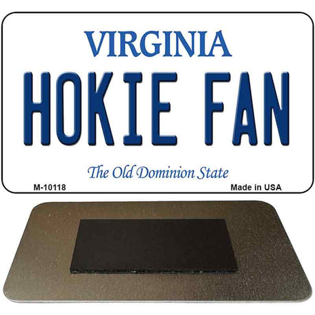 Hokie Fan Virginia State License Plate Tag Magnet M-10118