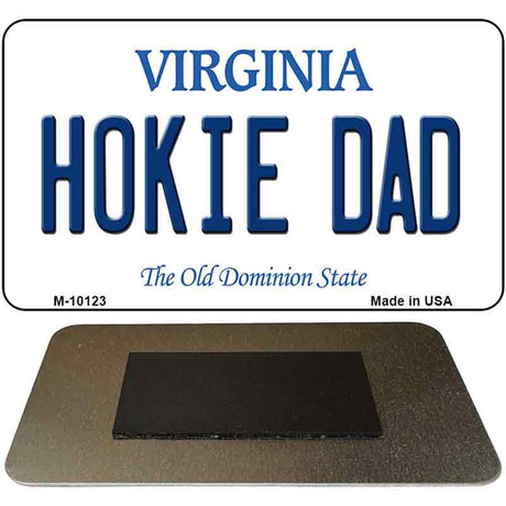 Hokie Dad Virginia State License Plate Tag Magnet M-10123