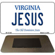 Jesus Virginia State License Plate Tag Magnet M-10128