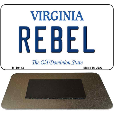 Rebel Virginia State License Plate Tag Magnet M-10143