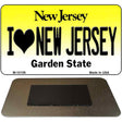 I Love New Jersey New Jersey State License Plate Tag Magnet M-10156