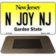 N Joy NJ New Jersey State License Plate Tag Magnet M-10158