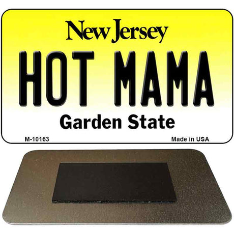 Hot Mama New Jersey State License Plate Tag Magnet M-10163