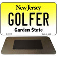 Golfer New Jersey State License Plate Tag Magnet M-10175