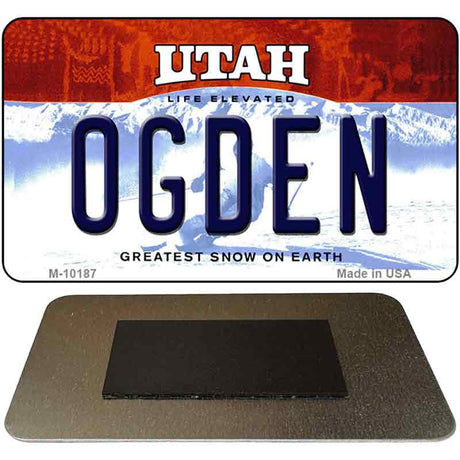 Ogden Utah State License Plate Tag Magnet M-10187