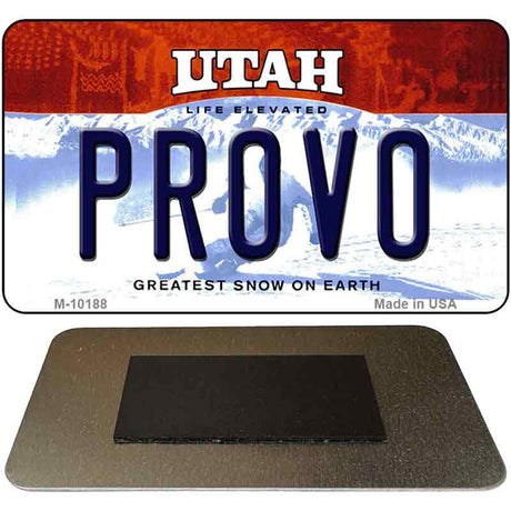 Provo Utah State License Plate Tag Magnet M-10188