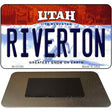 Riverton Utah State License Plate Tag Magnet M-10195