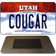 Cougar Utah State License Plate Tag Magnet M-10200