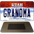 Grandma Utah State License Plate Tag Magnet M-10204