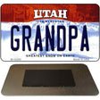 Grandpa Utah State License Plate Tag Magnet M-10205