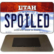 Spoiled Utah State License Plate Tag Magnet M-10210