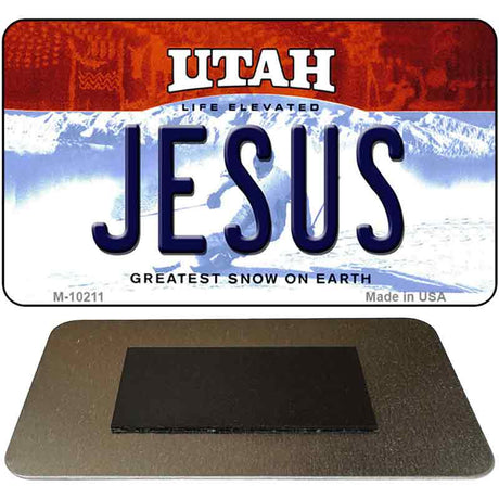 Jesus Utah State License Plate Tag Magnet M-10211