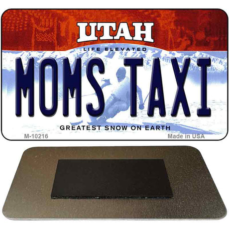 Moms Taxi Utah State License Plate Tag Magnet M-10216