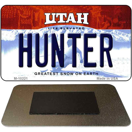 Hunter Utah State License Plate Tag Magnet M-10221