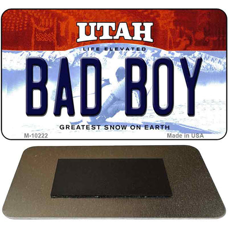 Bad Boy Utah State License Plate Tag Magnet M-10222