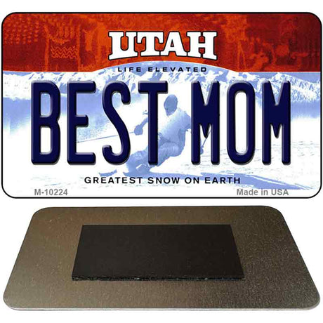 Best Mom Utah State License Plate Tag Magnet M-10224