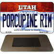 Porcupine Rim Utah State License Plate Tag Magnet M-10239