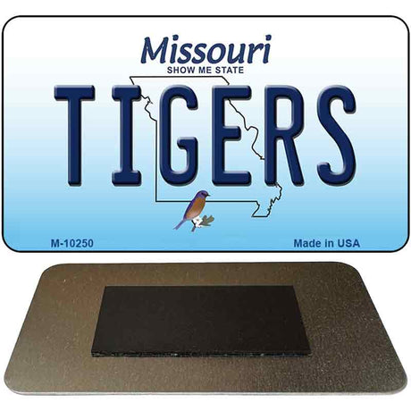 Tigers Missouri State License Plate Tag Magnet M-10250