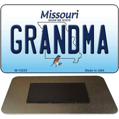 Grandma Missouri State License Plate Tag Magnet M-10255