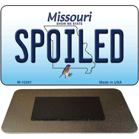 Spoiled Missouri State License Plate Tag Magnet M-10261