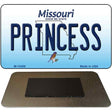 Princess Missouri State License Plate Tag Magnet M-10268