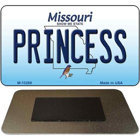 Princess Missouri State License Plate Tag Magnet M-10268