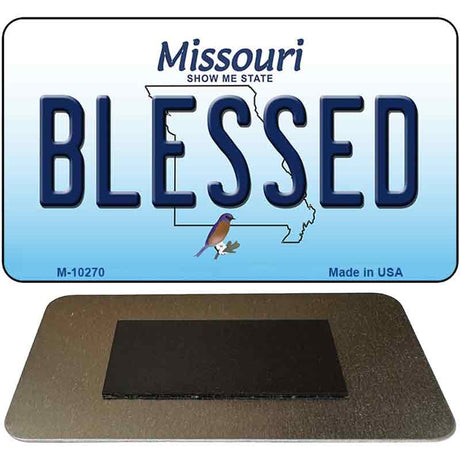 Blessed Missouri State License Plate Tag Magnet M-10270