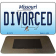 Divorced Missouri State License Plate Tag Magnet M-10278