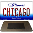 Chicago Illinois State License Plate Tag Magnet M-10282