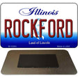 Rockford Illinois State License Plate Tag Magnet M-10284