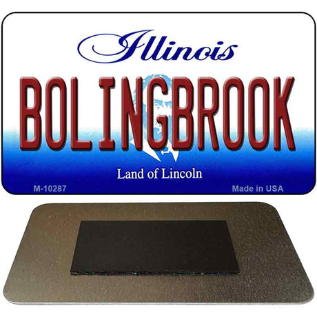 Bolingbrook Illinois State License Plate Tag Magnet M-10287