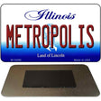 Metropolis Illinois State License Plate Tag Magnet M-10290