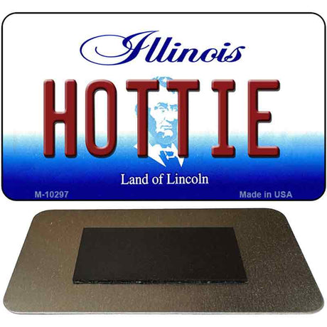 Hottie Illinois State License Plate Tag Magnet M-10297