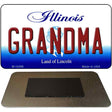 Grandma Illinois State License Plate Tag Magnet M-10298