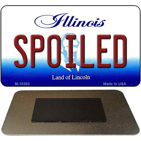 Spoiled Illinois State License Plate Tag Magnet M-10303