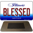 Blessed Illinois State License Plate Tag Magnet M-10313