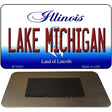 Lake Michigan Illinois State License Plate Tag Magnet M-10327