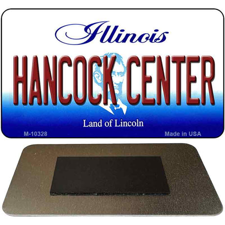 Hancock Center Illinois State License Plate Tag Magnet M-10328