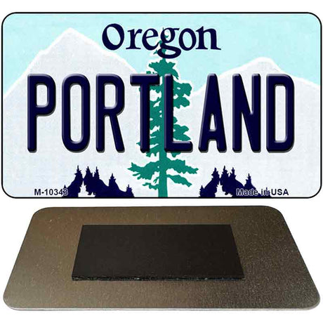 Portland Oregon State License Plate Tag Magnet M-10343