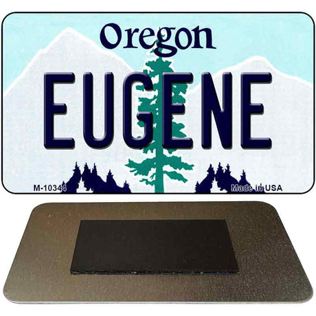 Eugene Oregon State License Plate Tag Magnet M-10344