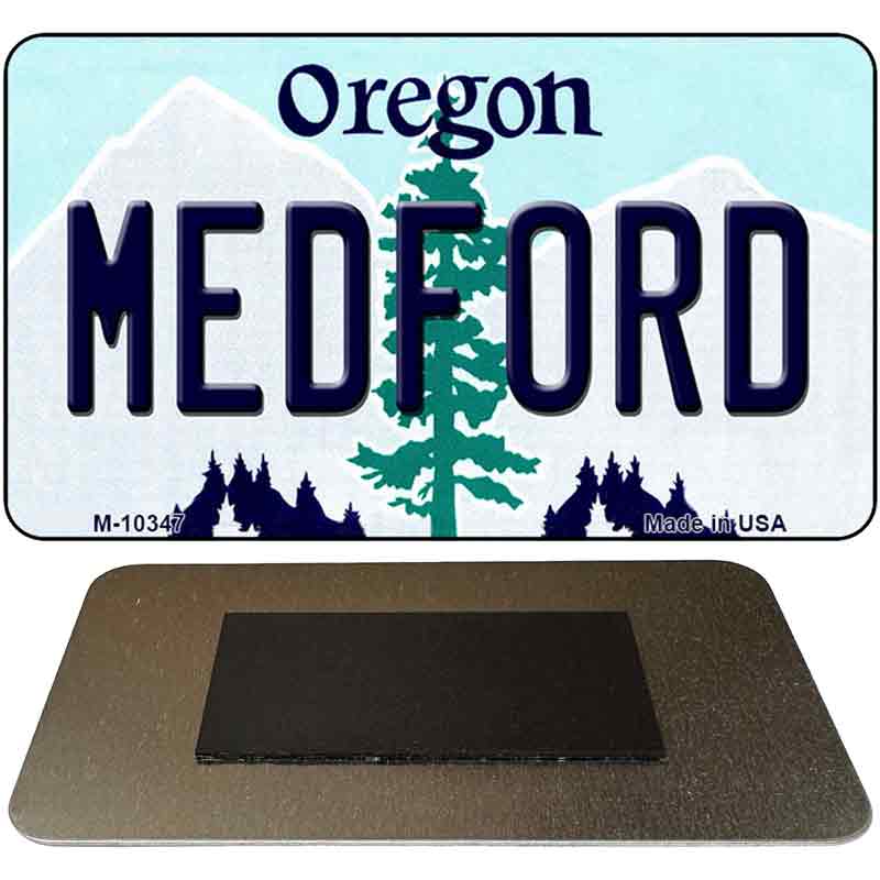 Medford Oregon State License Plate Tag Magnet M-10347