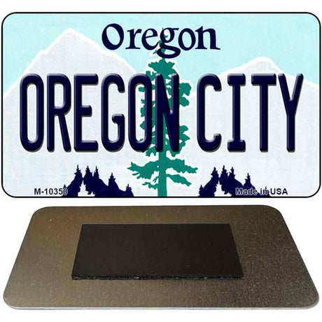 Oregon City Oregon State License Plate Tag Magnet M-10350