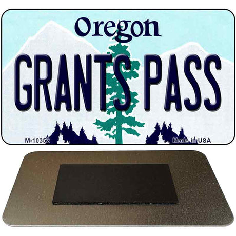 Grants Pass Oregon State License Plate Tag Magnet M-10352